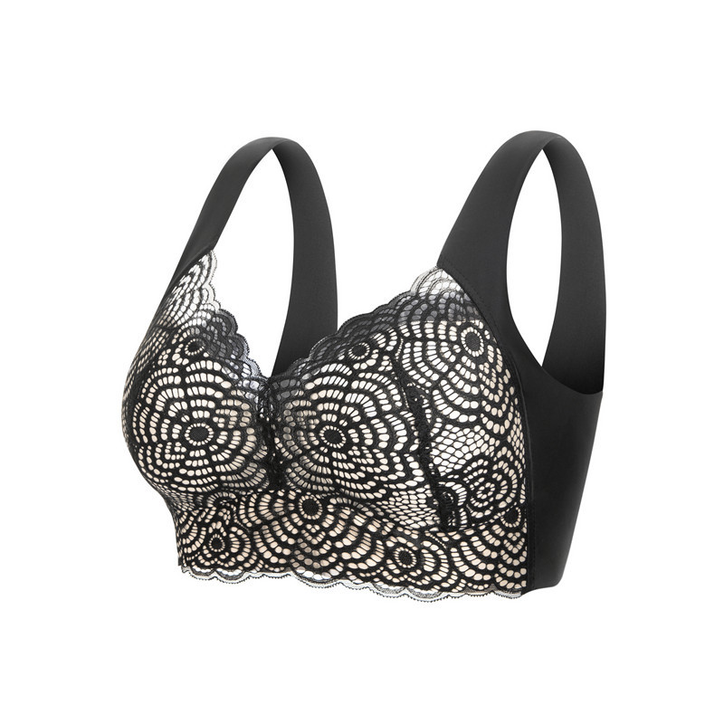 Seamless Underwear Women - L'bellagiovanna Women's Wirefree Lace Bra Tank