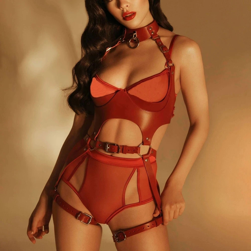 Women Fashion Harness Waist Be - Garter Belt Set recension och pris