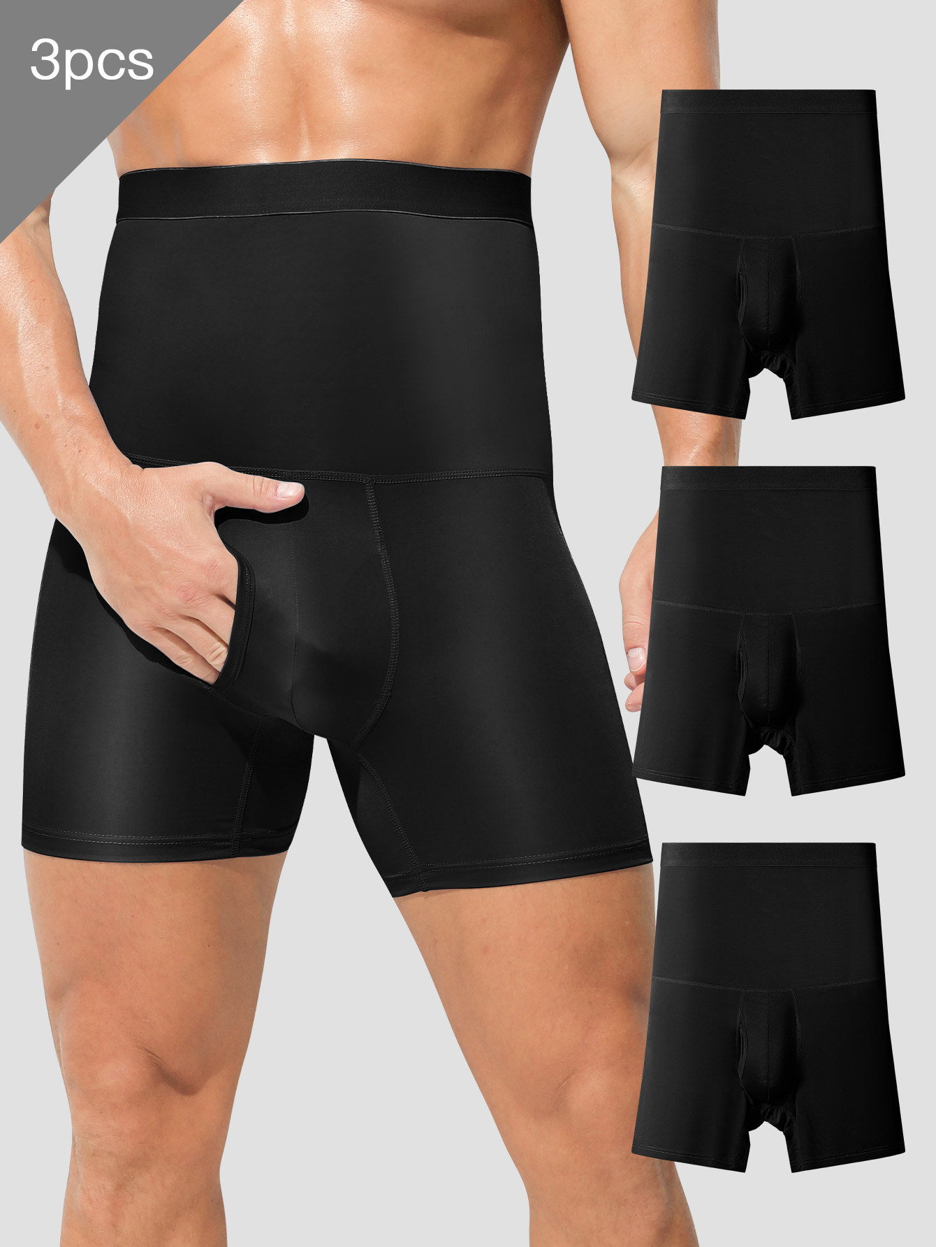 3PCS Men's sports underwear: h - Corset Waist Cinch recension och pris