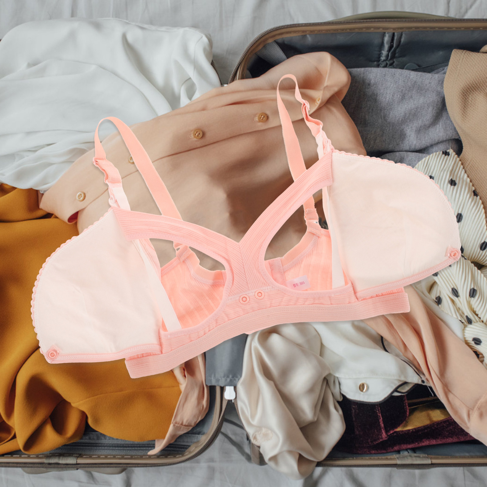 Nursing Bra Wireless Pink 38 8 - Nursing Bra Sleep recension och pris