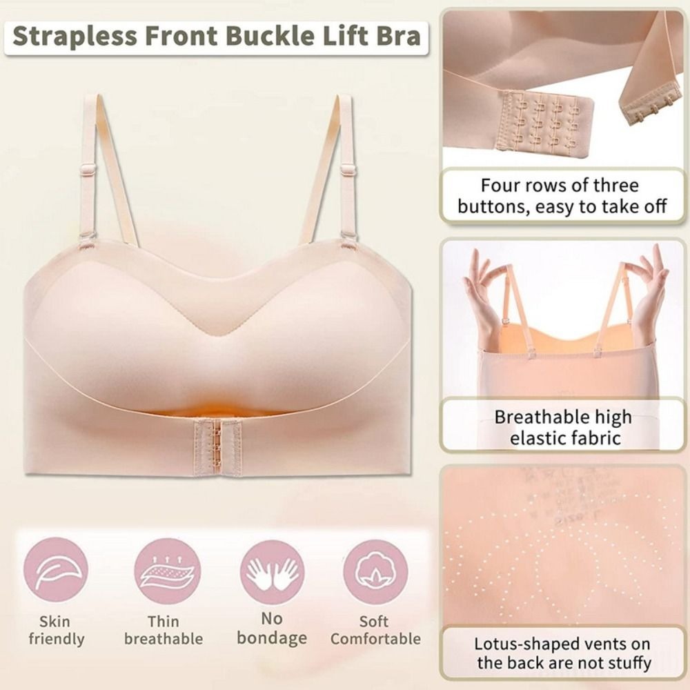 Soft Push Up Strapless Invisib - Bralette Wireless Soft recension och pris