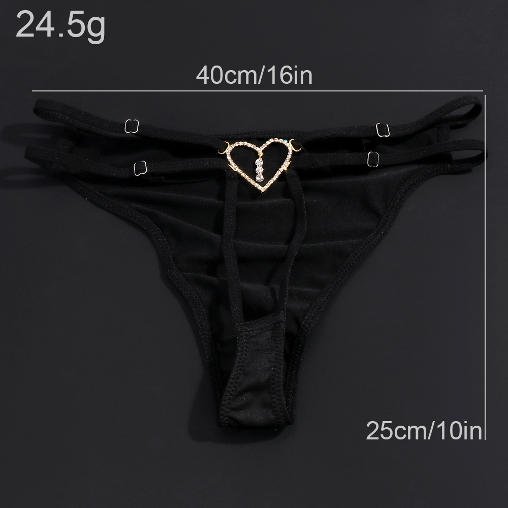 Heart Thong Swimsuit Panty Wom - Thong Bikini Women recension och pris