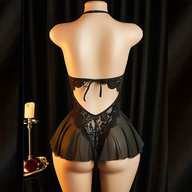 Crotchless Naughty Lingerie Fo - Bodystocking Fishnet recension och pris