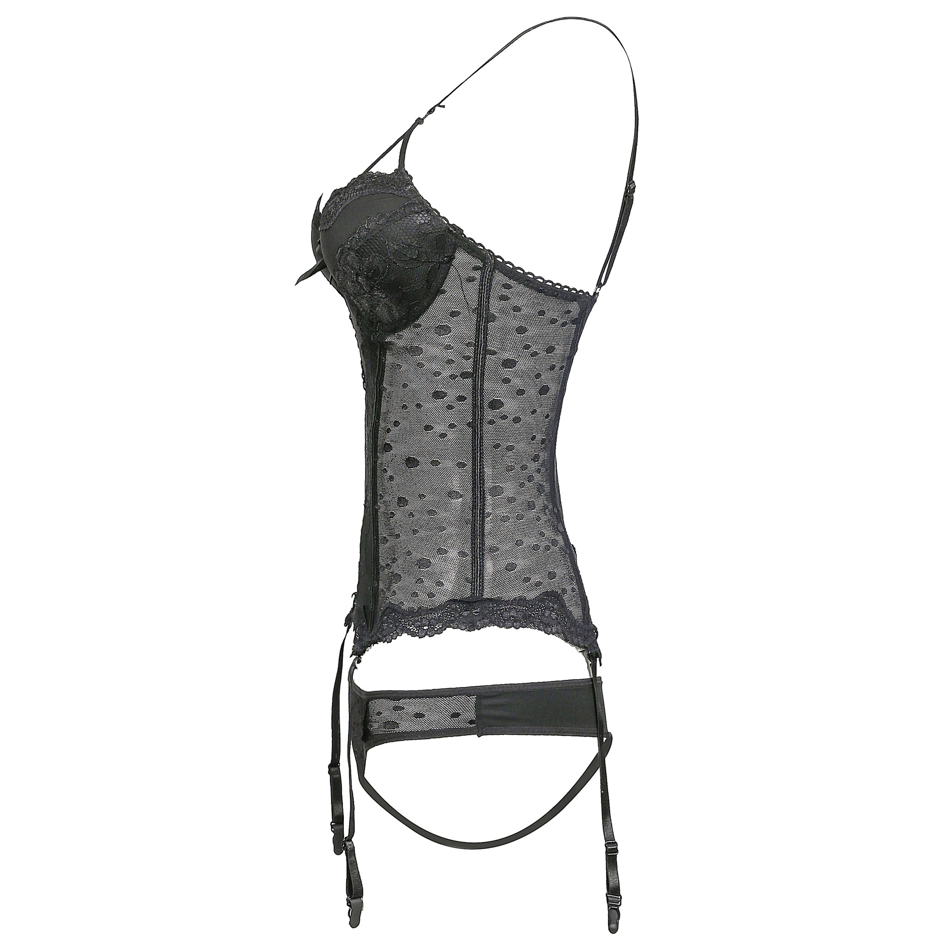 Lingerie Set With Corset And G - Garter Belt Set recension och pris