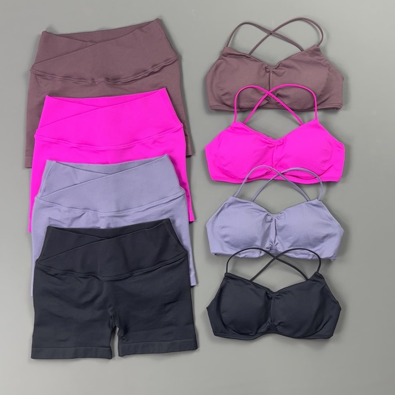 2 Pieces Sports Set Women Thin - Sports Bra High Impact recension och pris