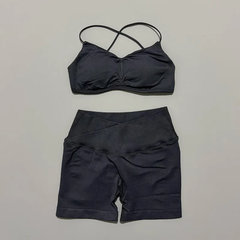 2 Pieces Sports Set Women Thin - Sports Bra High Impact recension och pris